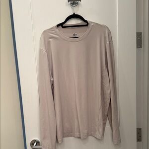 ALO Yoga Beige Long Sleeve Shirt